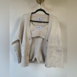 PRINCESS POLLY NYLA 3-PIECE BEIGE SET IN S/M